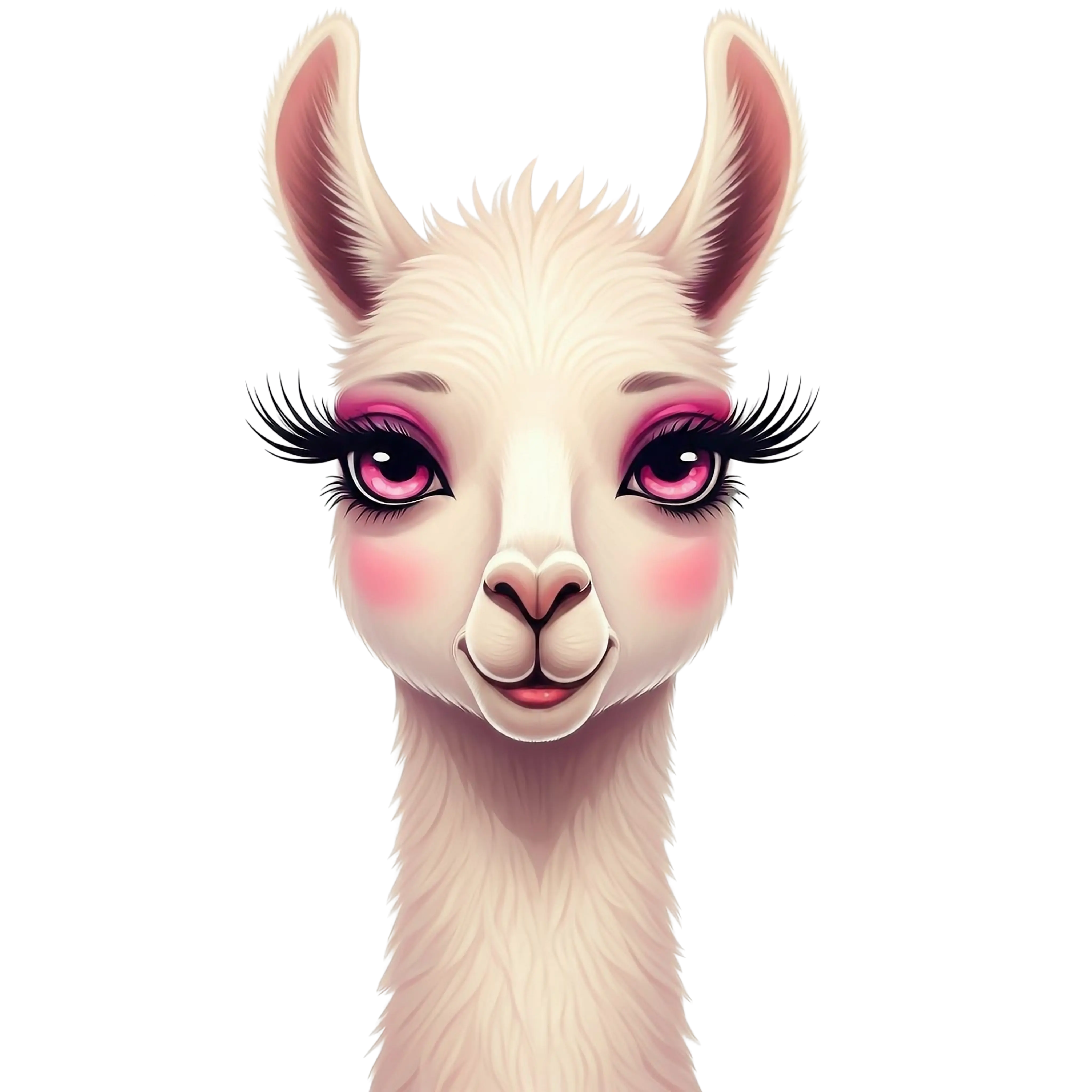 Romantic Roma Llama mascot