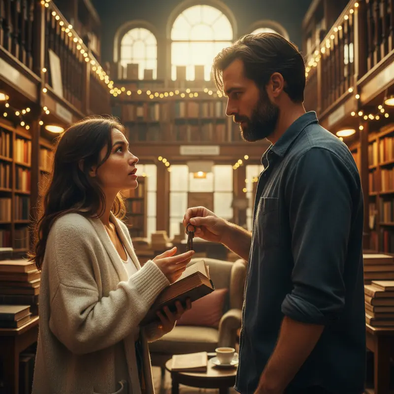 The Bookstore Bond - Personalized Contemporary Romance Story Preview