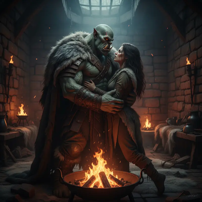 The Orc Chieftain - Personalized Monster / Paranormal Story Preview