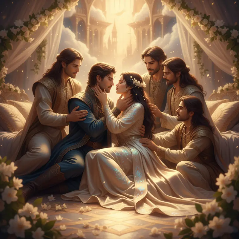 Enchanted Harem - Personalized The Shared Heart Story Preview