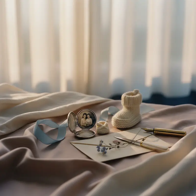 Secret Baby Trope Illustration